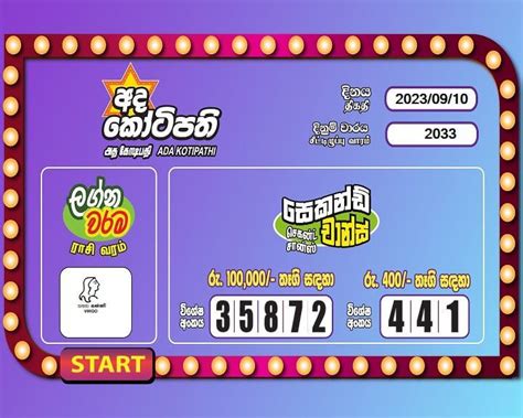 dlb lottery results ada kotipathi|DLB Ada Kotipathi, Ada Kotipathi Results Today, Ada .
